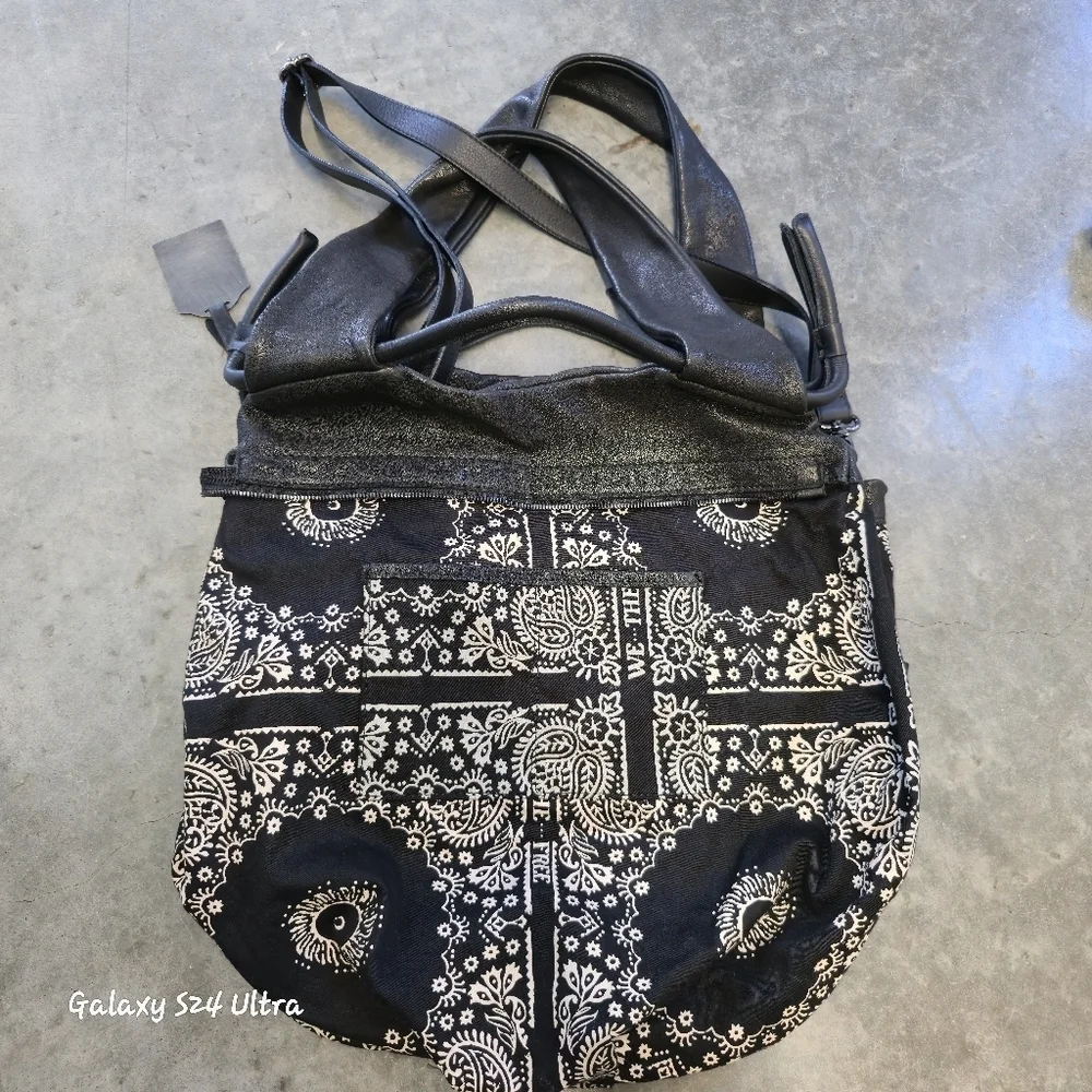 We The Free Hawkins Black Tote Excellent Condition
